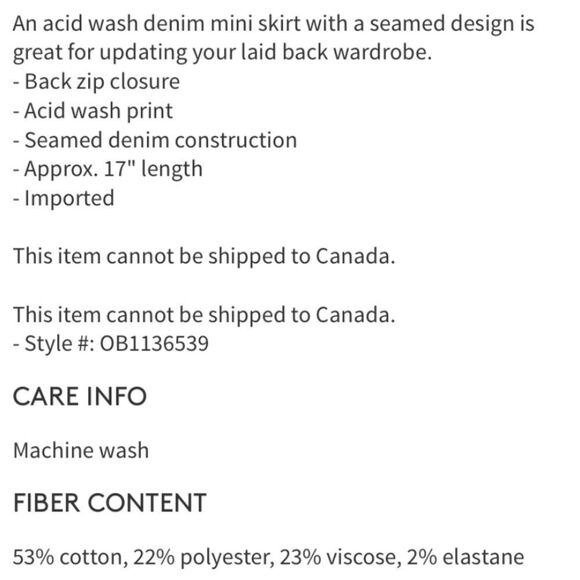 NWT Free People Femme Acid Wash Denim Skirt - Picture 4 of 4